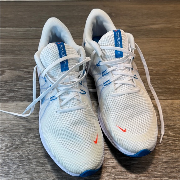 Nike Men's White and Blue Athletic Shoes size 13 (j191) - Picture 10 of 10